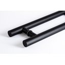 Ver imagem 4 de Puxador H Tubular 32mm x 300mm x 450mm Inox Preto