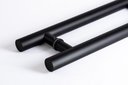 Ver imagem 4 de Puxador H Tubular 32mm x 300mm x 450mm Inox Preto