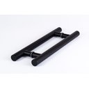 Ver imagem 2 de Puxador H Tubular 32mm x 300mm x 450mm Inox Preto