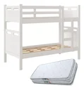 Ver imagem 1 de Beliche Jaspe Duas Camas com Colchões D20 Premium Branco