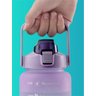 Kit 3 Garrafas Squeeze Motivacional Água Suco Chá 2 Litros 900 ml 300 ml - 5