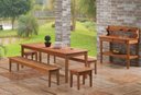 Ver imagem 2 de Banco Churrasqueira 140 S/enconsto Cor Stain Jatoba - 16764