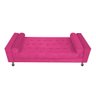 Recamier Baú Félix Solteiro 100 cm Suede - ADJ Decor - Pink - 3