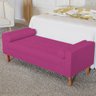 Recamier Baú Félix Solteiro 100 cm Suede - ADJ Decor - Pink - 2