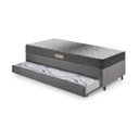 Ver imagem 4 de Bicama Box Solteiro Linho 88x188x28 Cm com Colchão Dual Firm Espuma Ecoflex