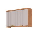 Ver imagem 3 de Armário Aéreo para Cozinha 3 Portas Elena Bege/Cinamomo/Offwhite