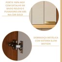 Ver imagem 5 de Armário Aéreo para Cozinha 3 Portas Elena Bege/Cinamomo/Offwhite