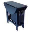 Ver imagem 1 de Conjunto Prático Mesa e 4 Cadeiras Dobrável Preto, Bar-Cozinha-Lazer-Varanda ( REDONDA )