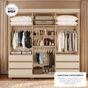 Ver imagem 4 de Guarda-Roupas Istambul 100% MDF 6 Portas 6 Gavetas e Espelho