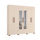 Ver imagem 4 de Guarda-Roupas Panamá 100% MDF Tuboarte 6 Portas 6 Gavetas e Espelho