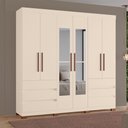 Ver imagem 1 de Guarda-Roupas Panamá 100% MDF Tuboarte 6 Portas 6 Gavetas e Espelho