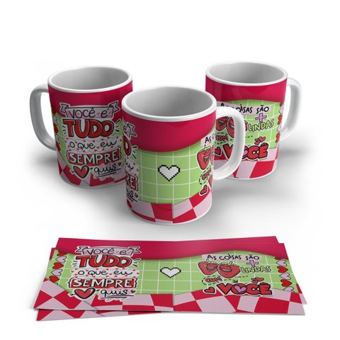 Caneca de Porcelana Dia Dos Namorados Modelo 23