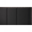 Ver imagem 1 de Conjunto de Cabeceira Solteiro Clara Proteção Lateral Suede Preto