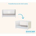 Ver imagem 6 de Berço 2 em 1 Fofura Branco - Divicar