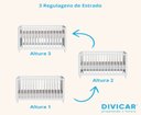 Ver imagem 5 de Berço 2 em 1 Fofura Branco - Divicar