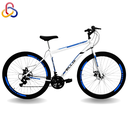 Ver imagem 1 de Bicicleta Aro 29 Freio a Disco 21m. Velox Branca/azul - Ello Bike