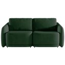 Ver imagem 2 de Sofá Cama Modulado Retrátil e Reclinável Decorativo Varsóvia 196cm Veludo Verde G33 - Gran Belo