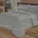 Ver imagem 4 de Jogo de Cama Casal com Edredom Lençol Fronha Função Cobre Leito e Cobertor