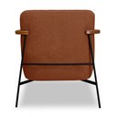 Ver imagem 6 de Poltrona Decorativa Eros Linho Bouclê com Base de Ferro Preto - Ssx Multicoisas