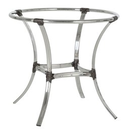 Jogo de careiras em aluminio e fibra sintetica Tóquio 6 unidades com base de mesa em aluminio - 7