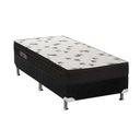 Ver imagem 1 de Cama Box Solteiro: Colchão Espuma D45 Ortobom Light Ortopilow + Base CRC Suede Black(88x188)