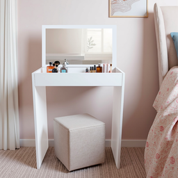 Escrivaninha Suporte Computador Home Office Mesa Penteadeira Aparador Organiza Decora Gaveta Quarto - 2