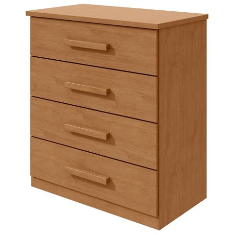 Comoda Baiao 4 Gavetas - Lp - Rei de Casa Amendoa Clean
