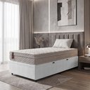 Ver imagem 2 de Cama Box Baú Solteiro + Colchão Molas Ensacadas - Airtech Nero (88x188x60) - Hellen