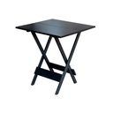Ver imagem 1 de Mesa para Pizzaria Dobrável de Madeira 60x60 - Preto
