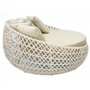 Ver imagem 3 de Sofa Chaise Concha Redonda Corda Náutica Varanda Piscina