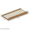 Ver imagem 2 de Cama Auxiliar para Beliche Aria Casatema MadeiraOriginals Marrom/Nogueira