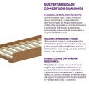 Ver imagem 5 de Cama Auxiliar para Beliche Aria Casatema MadeiraOriginals Marrom/Nogueira