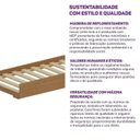 Ver imagem 5 de Cama Auxiliar para Beliche Aria Casatema MadeiraOriginals Marrom/Nogueira