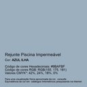 Ver imagem 6 de Rejunte Piscina Impermeável Cor Azul Ilha 1kg
