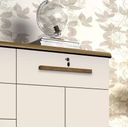 Ver imagem 5 de Cômoda 6 Gavetas 2 Portas Gran Luxo Rovere e Off White