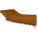 Ver imagem 3 de Sofá Cama Casal Futon Tokio Caramelo Madeira Maciça Grapia Cor Natural