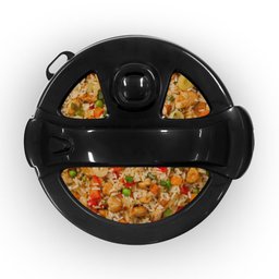Panela Elétrica Arroz 10 Xícaras Titanium Preta Tampa Vidro Clearglas Epa10pt 220v - Eos - 5