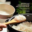 Ver imagem 7 de Panela Elétrica Arroz 10 Xícaras Titanium Preta Tampa Vidro Clearglas Epa10pt 220v - Eos