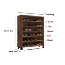 Ver imagem 4 de Sapateira Multiuso com 5 Prateleiras com Rodizio Panama - Castanho