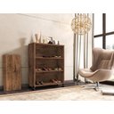 Ver imagem 3 de Sapateira Multiuso com 5 Prateleiras com Rodizio Panama - Castanho