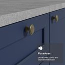 Ver imagem 7 de Armário de Cozinha Completa de Canto 549 cm Branco/Azul Vik Madesa 01