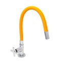Ver imagem 1 de Torneira Cozinha de Mesa Flexível Laranja C29 Arejador Fixo