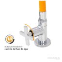 Ver imagem 3 de Torneira Cozinha de Mesa Flexível Laranja C29 Arejador Fixo