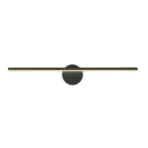 Arandela Hubble Aluminio Preto12w 3000k Bivolt Opus