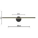 Ver imagem 2 de Arandela Hubble Aluminio Preto12w 3000k Bivolt Opus