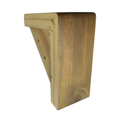 Pé Madeira Canto Imbuía Rústico Sofá 15cm 6cm Kit 4 Pézinhos