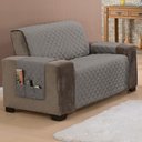 Ver imagem 5 de Protetor de Sofá Padrão 2 Lugares Classic 100% Poliéster:cinza