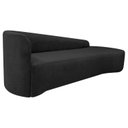 Ver imagem 4 de Recamier Curvo Orgânico 180cm 3 Lugares Lado Direito para Sala de Estar em Linho Paris