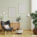 Ver imagem 3 de Papel de Parede Xadrez Verde Menta