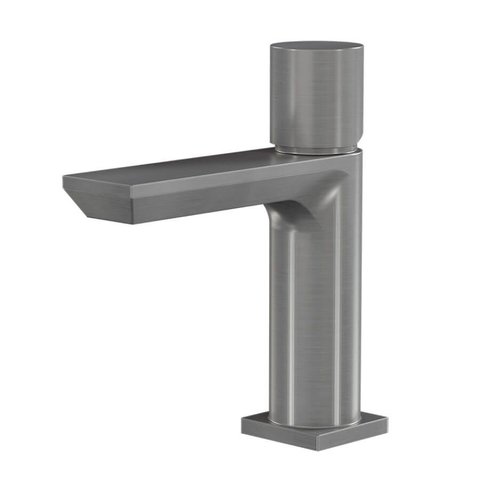 Misturador Monocomando Lavatório Elegance 650 Mesa 6875 Grafite Escovado Bica Baixa – Fani